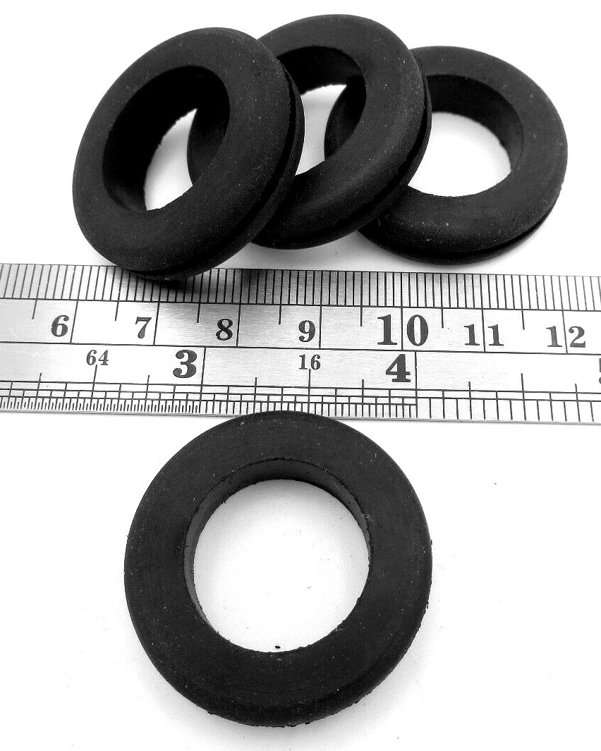 Rubber Grommets, Fits 1″ Round Hole, For 1/16″ Thick Material, Has 3/4″ ID
