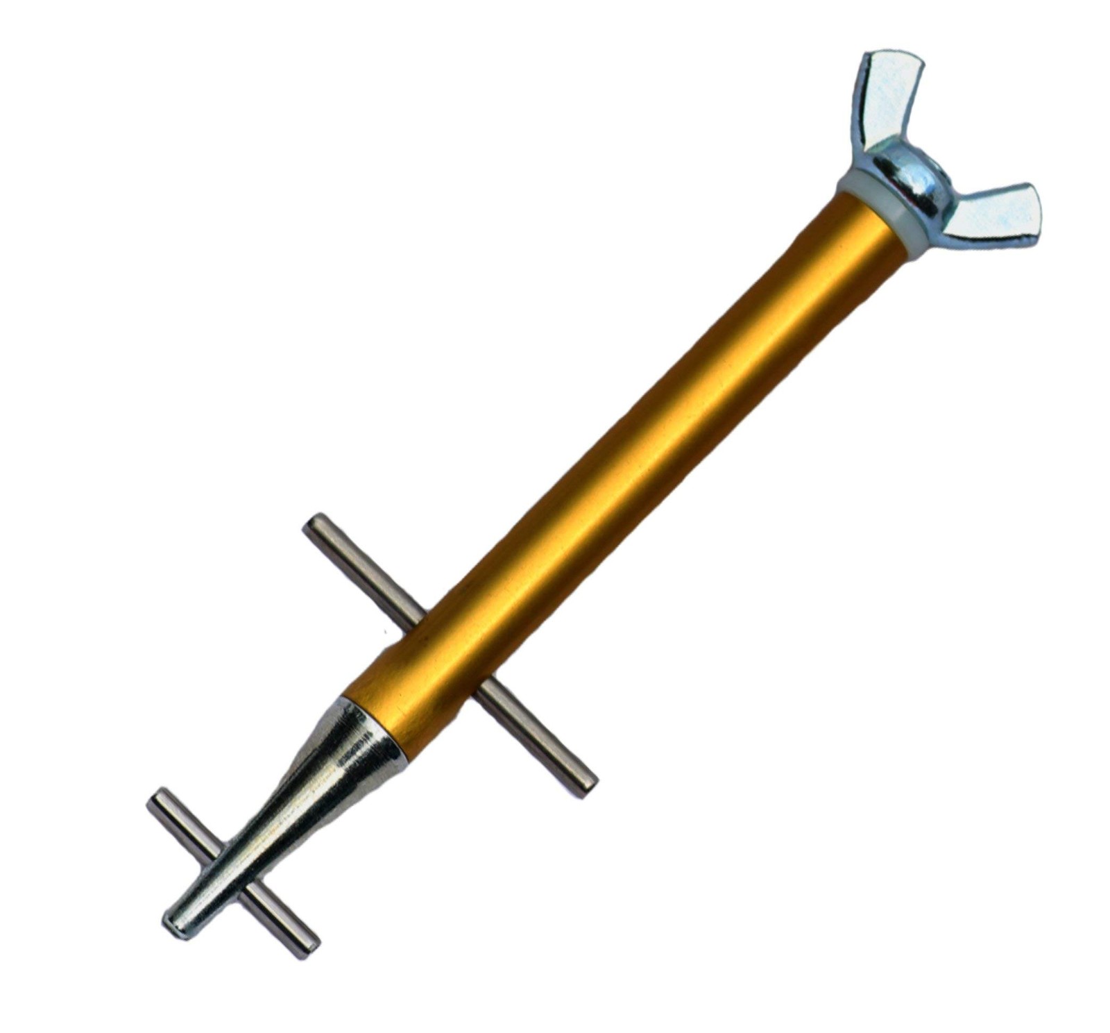 CLT05 – Clamptite – 4 3/4″ Plated Steel/Aluminum Tool w/ Wingnut Silver