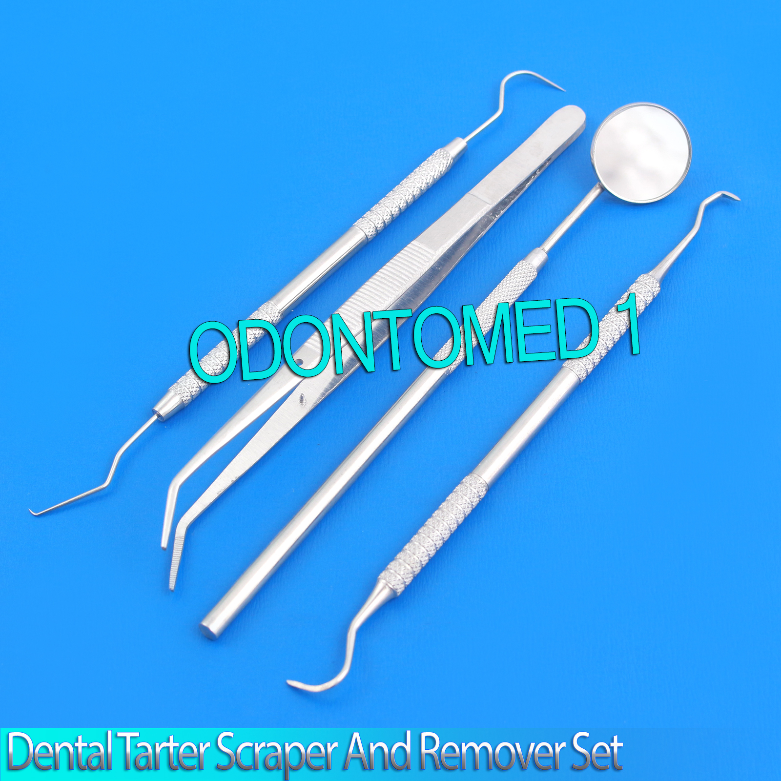 4 Pc Dental Tarter Scraper And Remover Set Surgical Dental Instruments,pr-197