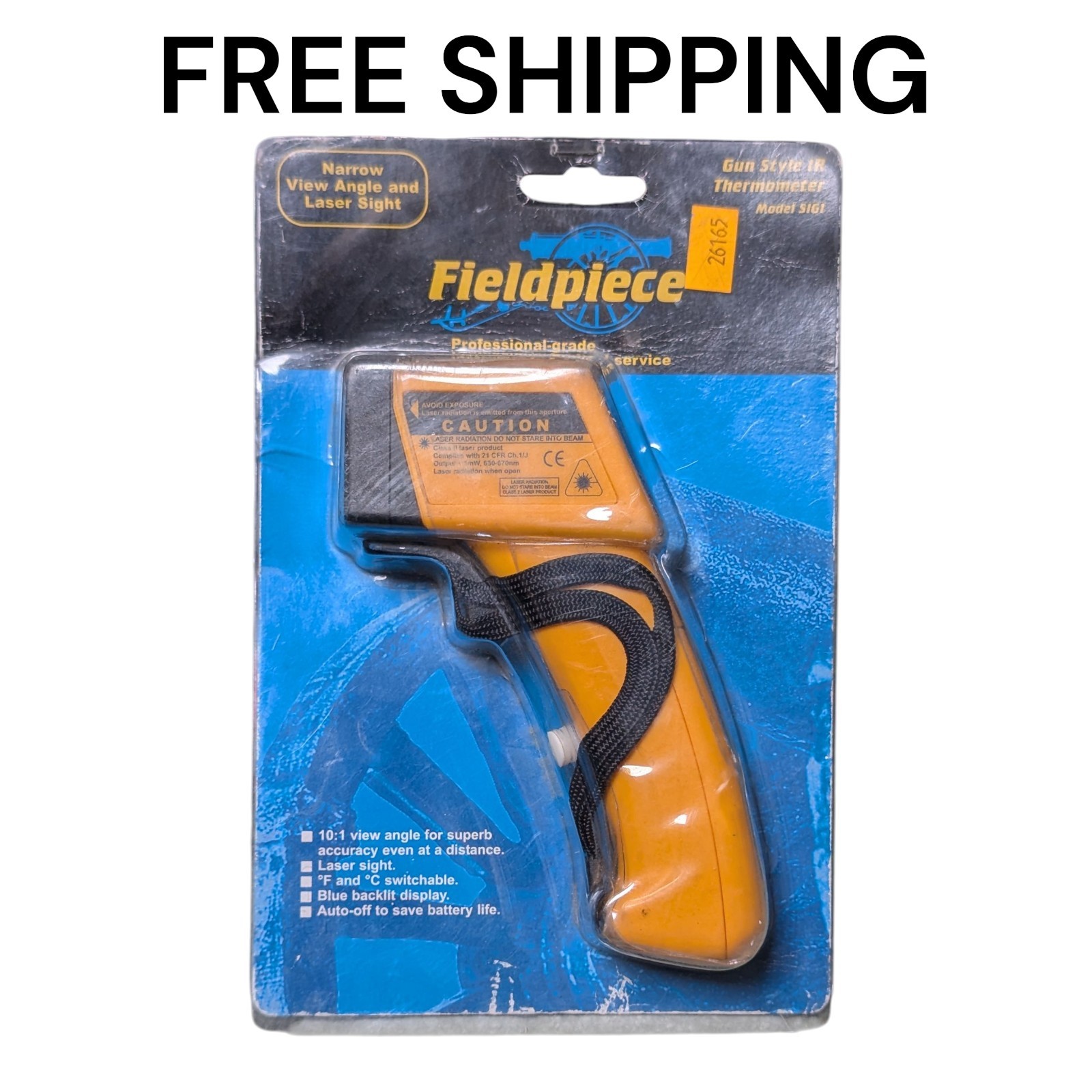 Fieldpiece SIG1 – Gun Style IR Thermometer – (-22°F to 1022°F) 10:1 Professional