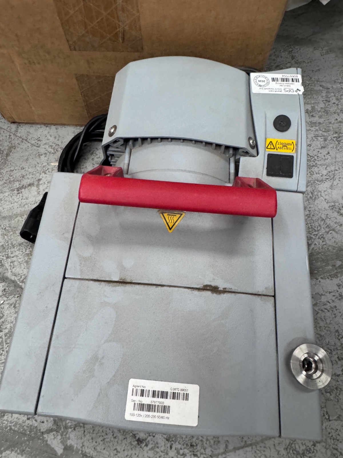 PFEIFFER Diaphragm Vacuum Pump MVP 070-3 Agilent – For parts or Repair
