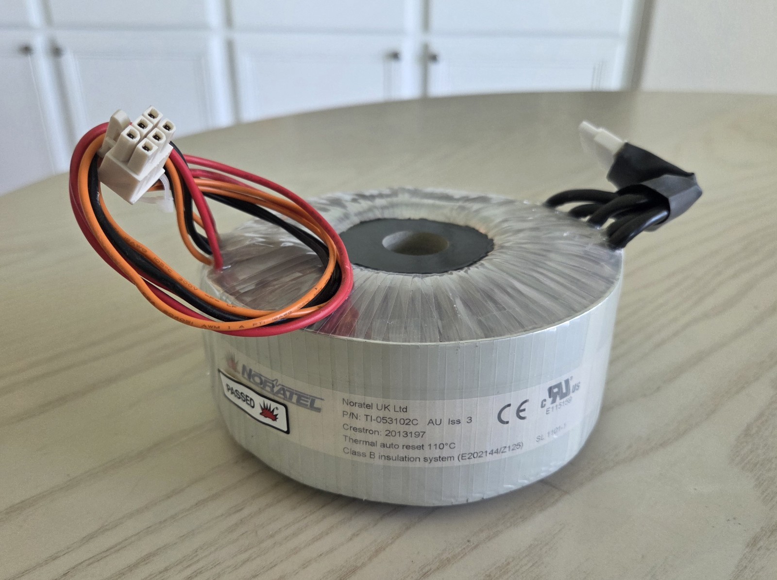 Crestron 2013197 Noratel TI-053102C AU Iss 6 Toroidal Power Transformer