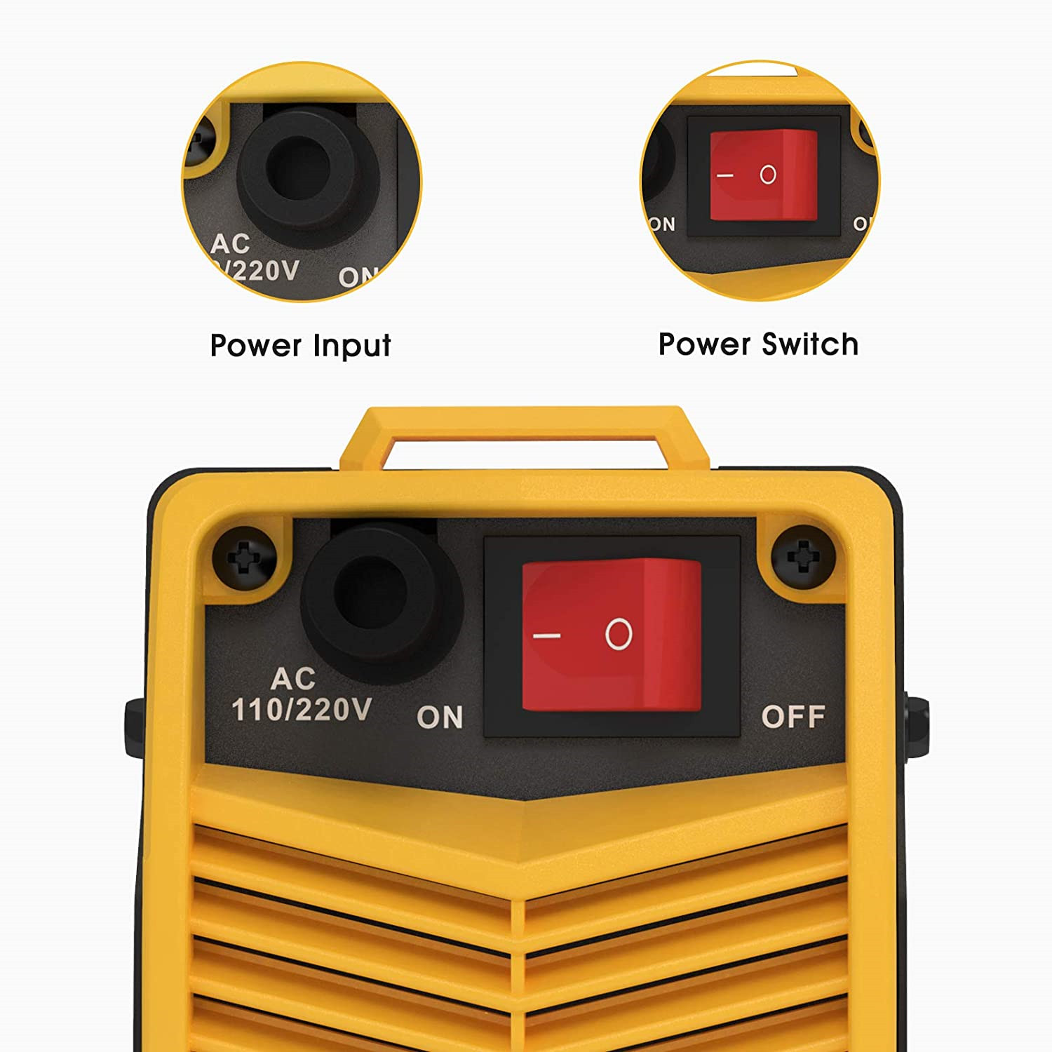 TOOLIOM 135A 110V/220V Stick Welder MMA ARC Welder Machine DC Inverter Welder