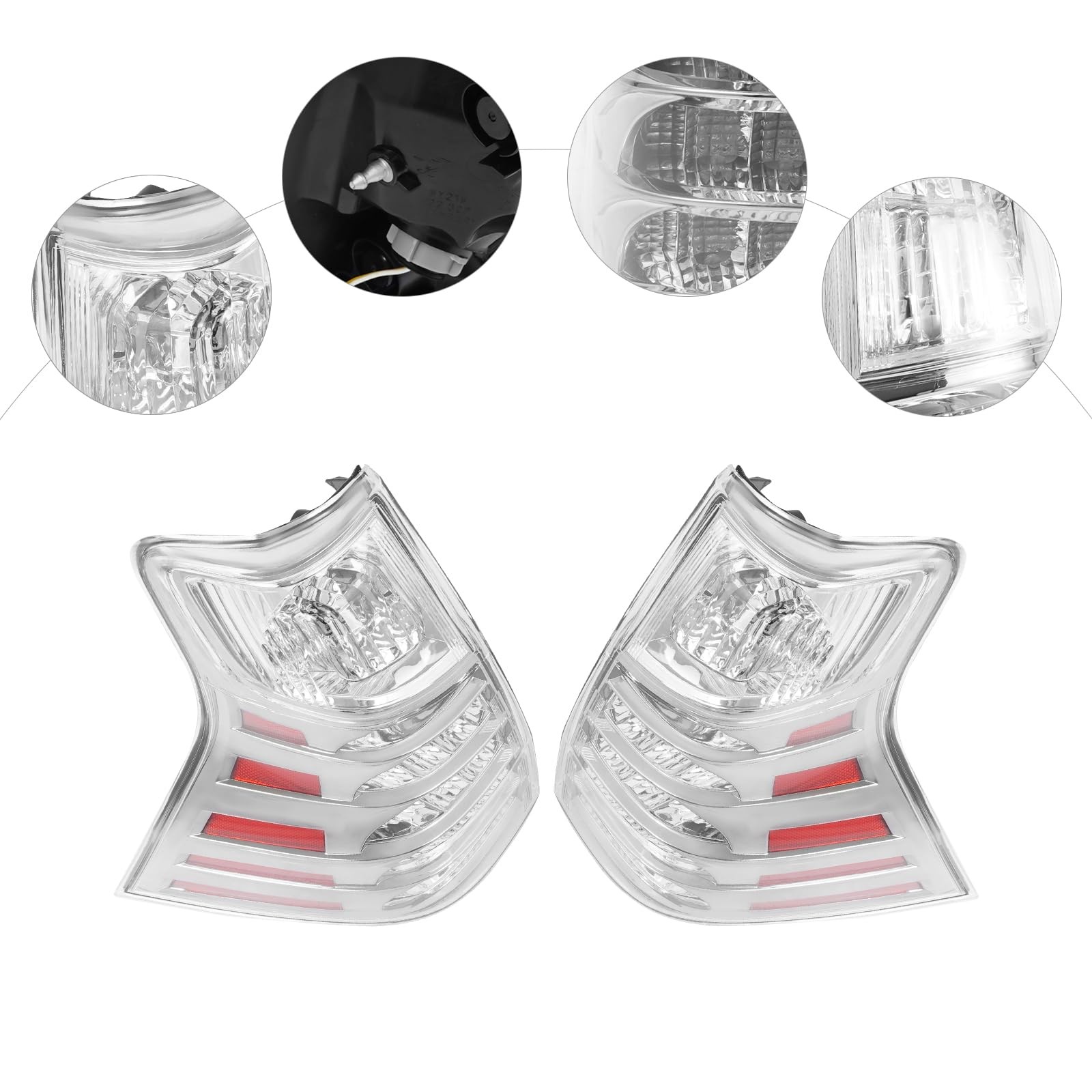 Rear Inner Tail Light Assembly for 2014-2023 Lexus GX460 LED Halogen 8155160B31