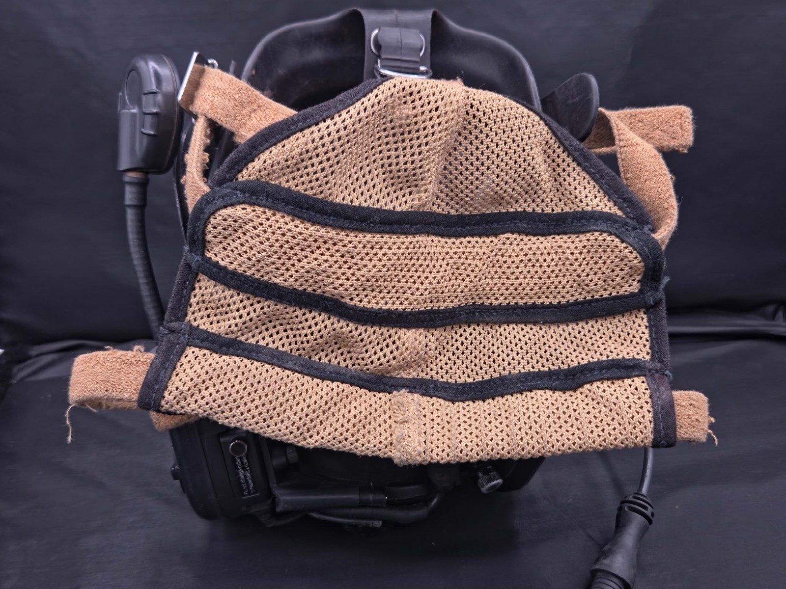 MSA Ultra Elite Full Face Respirator Mask Medium Comms Mic Untested Parts Repair
