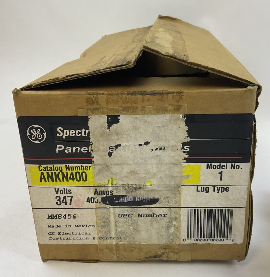 GENERAL ELECTRIC ANKN400 SPECTRA PANELBOARD NEUTRAL KIT 400A 347V MOD 1