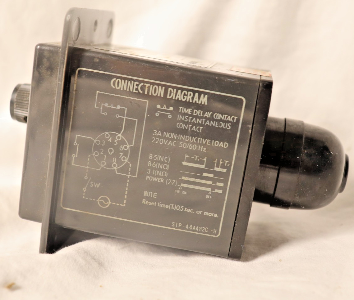 STPMYHAG Agastat Omron AC120V 60 Hz 30M Timer Relay Control Controls Time Delay