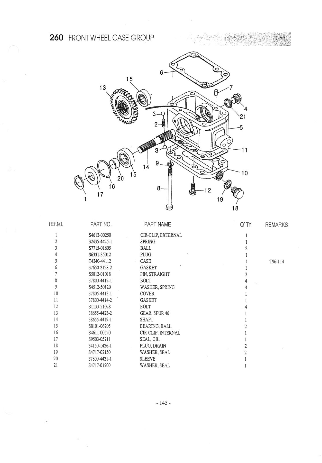 L3503-D Tractor Operators & Parts List Manual Fits Daedong Tractor L3503-D