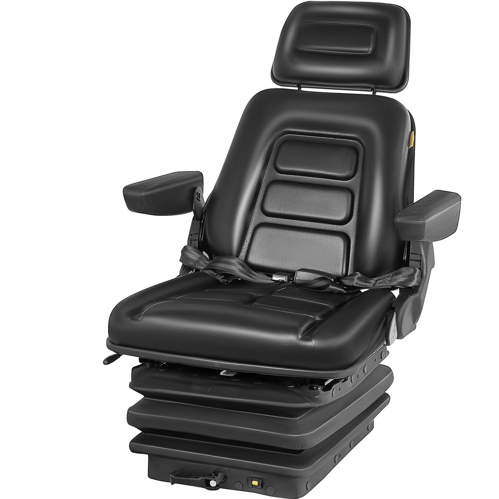 NEW LOW PROFILE SUSPENSION SEAT WITH ARMREST DOZER BACKHOE TRACTOR SKIDSTEER