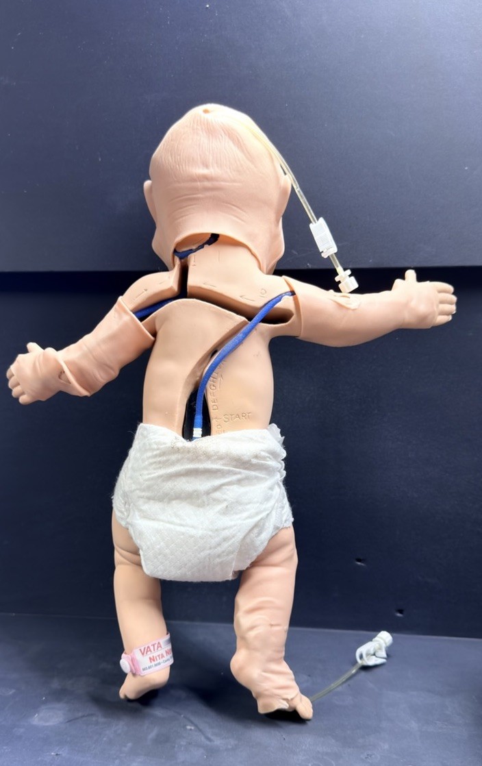 VATA Model 1800 Newborn Pediatric IV Training Manikin Patient Simulator