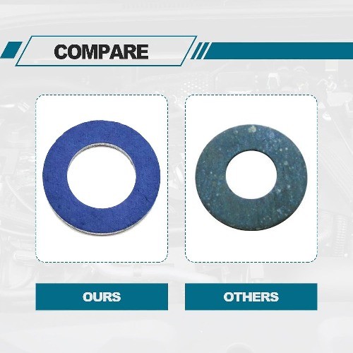 24PCS 12mm Aluminum Oil Drain Plug Crush Washer Gaskets, OEM: 90430-12031 90430-