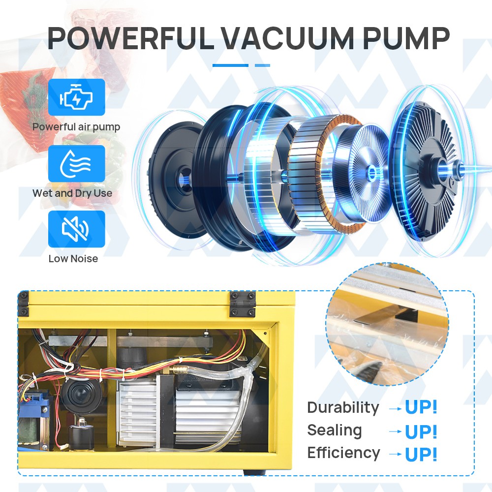 Automatic External Packing Food Industrial Vacuum Inflatable Sealer Machine