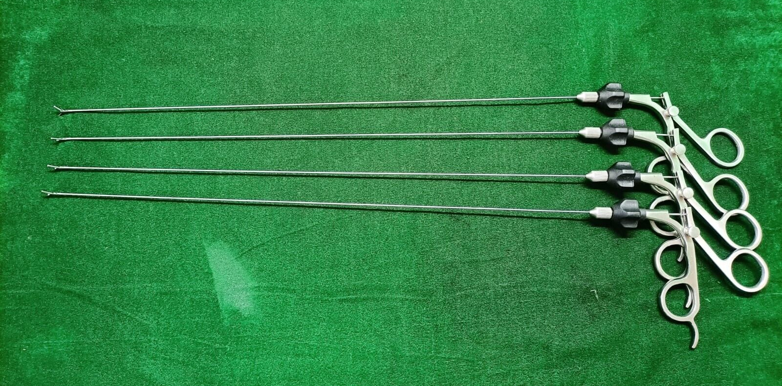 4pc Hysteroscopy Semi Rigid Alligator 5FR with Black Rotar Reusable Instruments