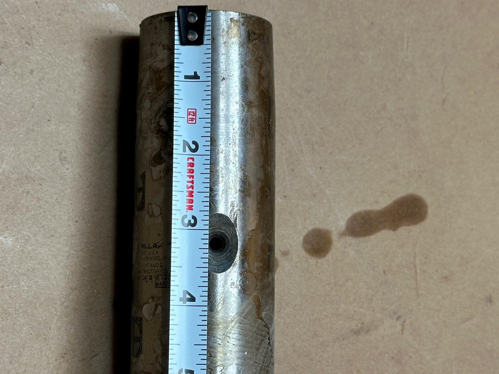 Caterpillar Linkage Pin 12.375×2″ 314.325×50.8mm 50.8mm 2in