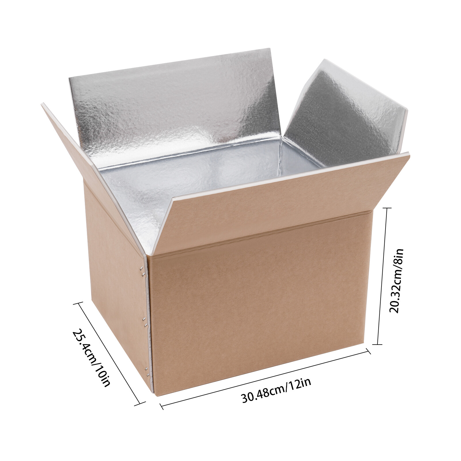 20Pcs 200kg/440lbs Box Insulated Shipping Box Cold Shipping Boxes Cooler Box