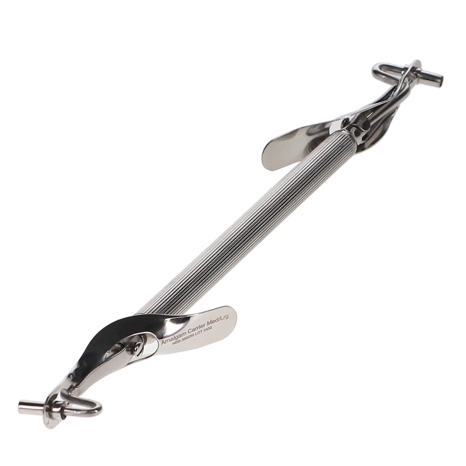 House Brand Dentistry 300259 Double End #3/4 Amalgam Carrier Medium Large Steel