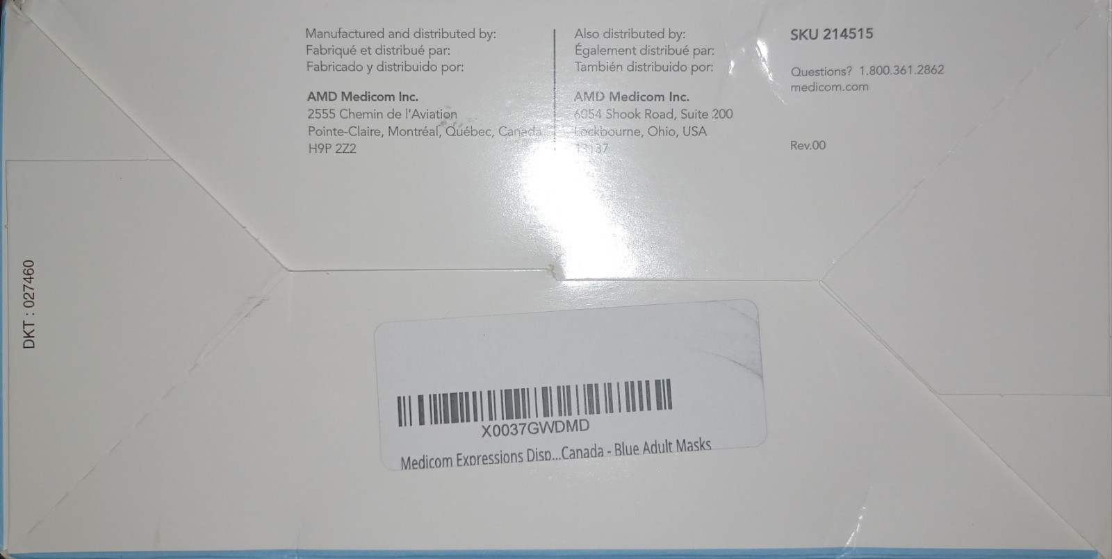 Medicom Expressions Disposable Face Masks ASTM Level 3 Surgical Mask 50ct 11/29