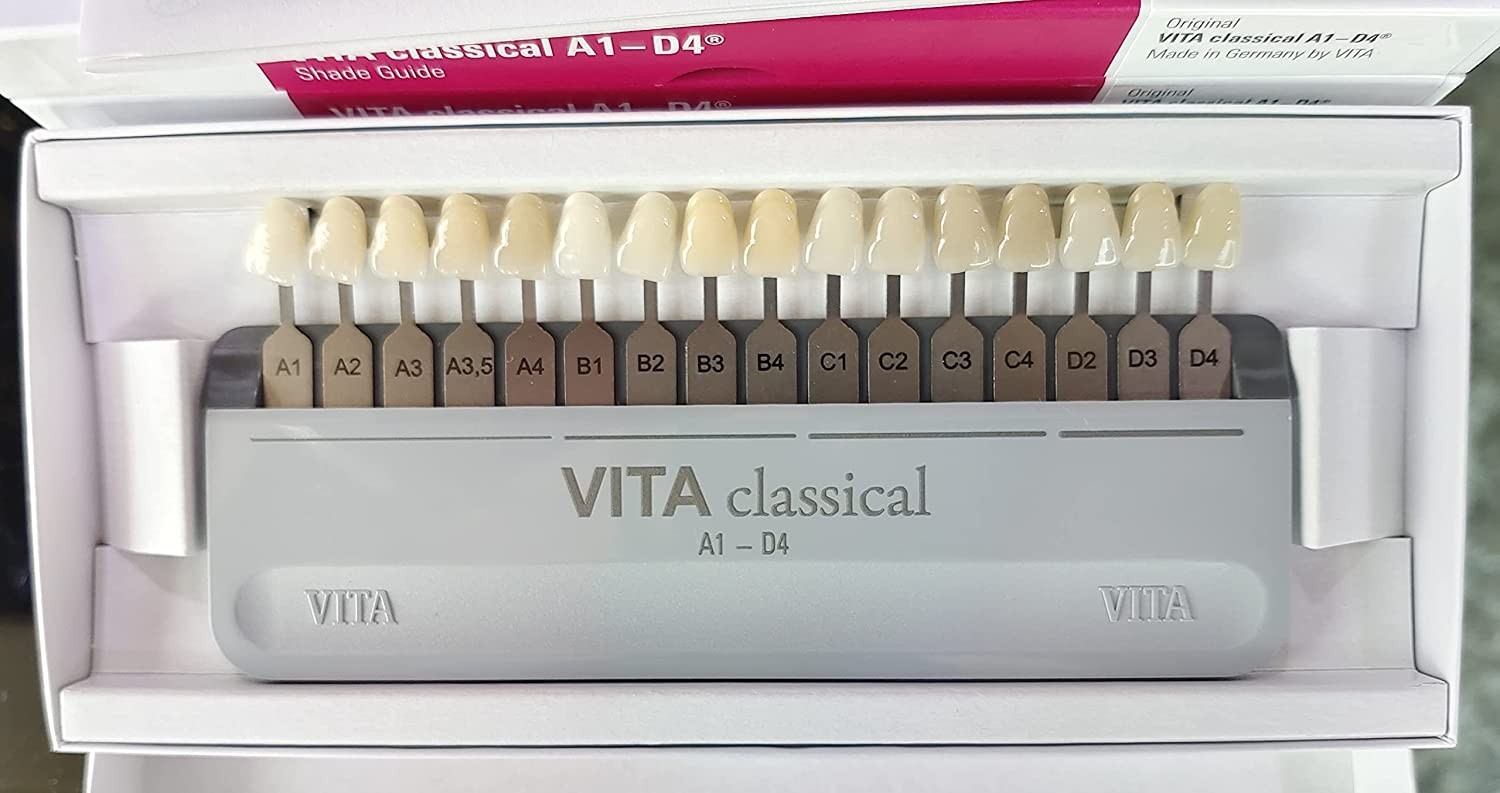 THE ORIGINAL VITA CLASSICAL TOOTH SHADEGUIDE 16 Authentic Dental Colours A1-D4
