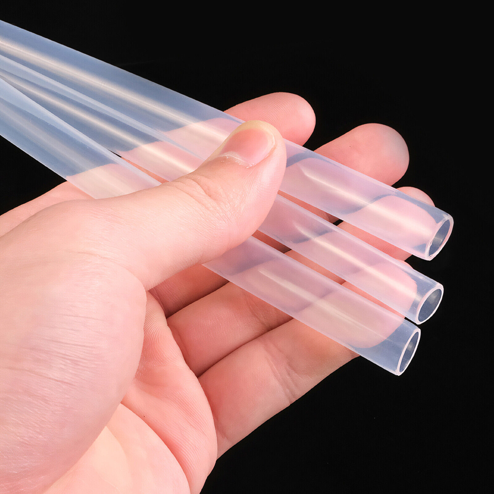PTFE Tube Tubing Pipe High Temp Resistance Transparent ID 0.8-11 mm OD 1.6-14 mm