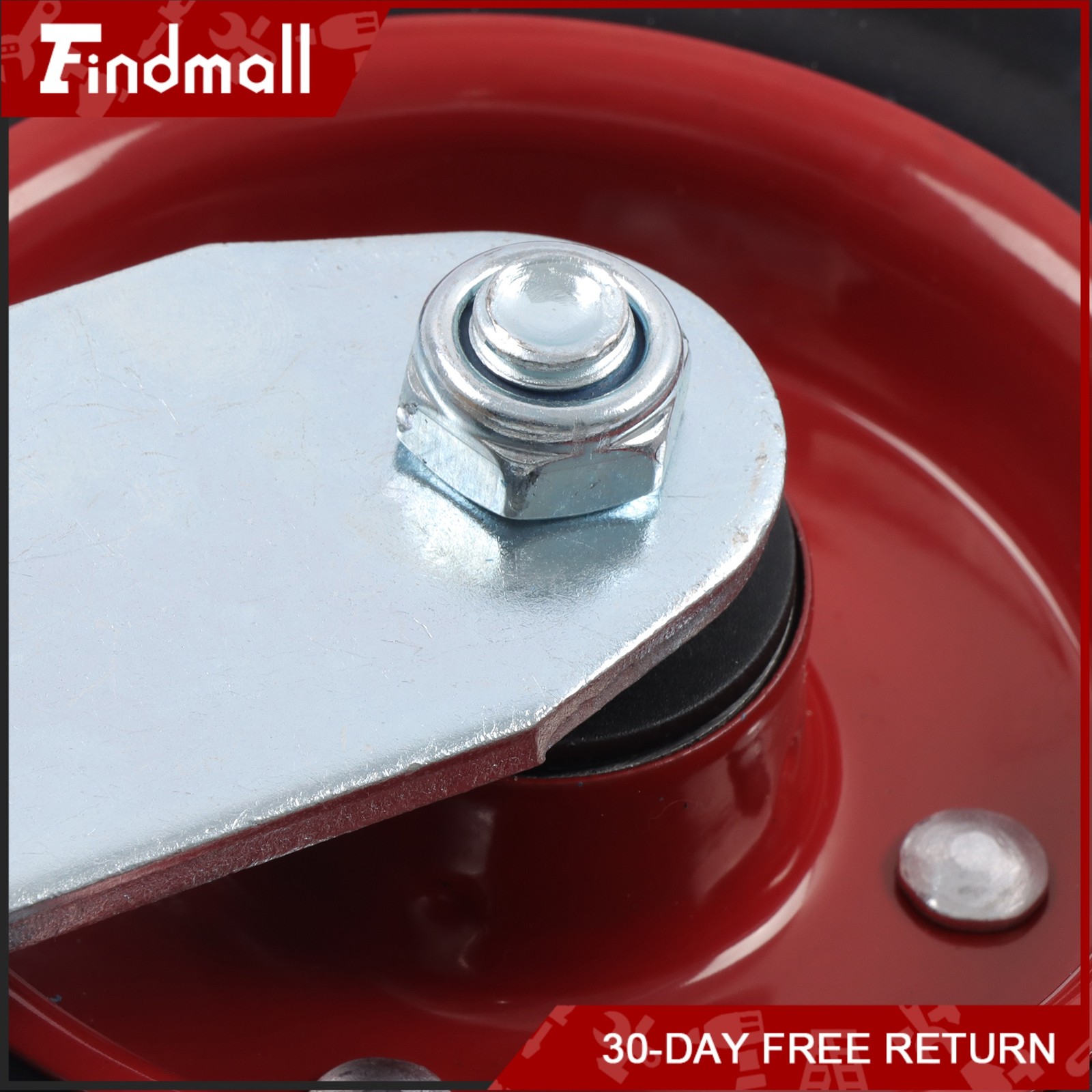 Findmall For Chain Link Fence 1-5/8-2In Diameter 8″ Caster Wheel Gate 400Lbs