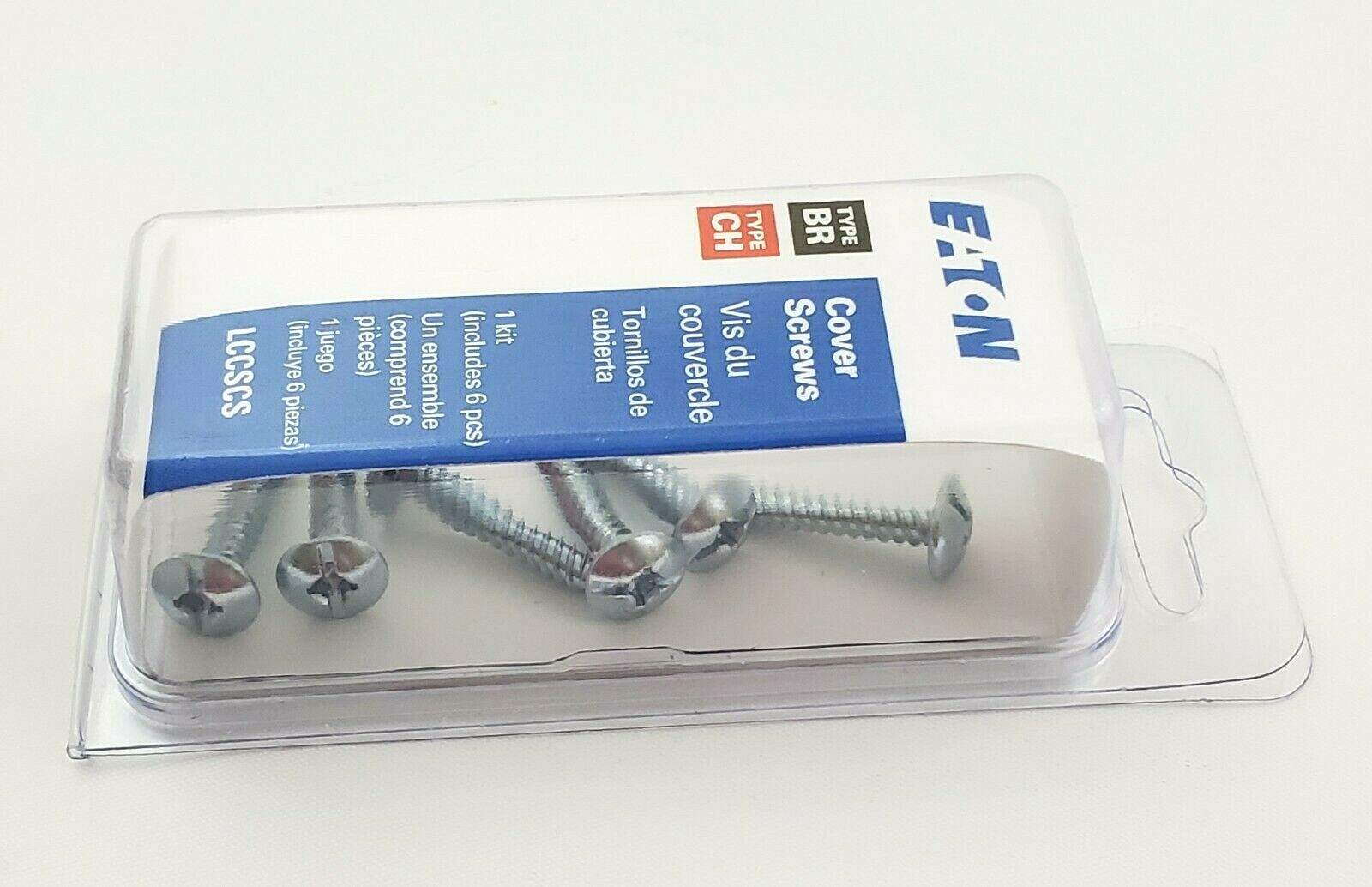 Lot of 10 Eaton LCCSCS Packs Of Panel Cover Screws For Type CH & BR Load Centers