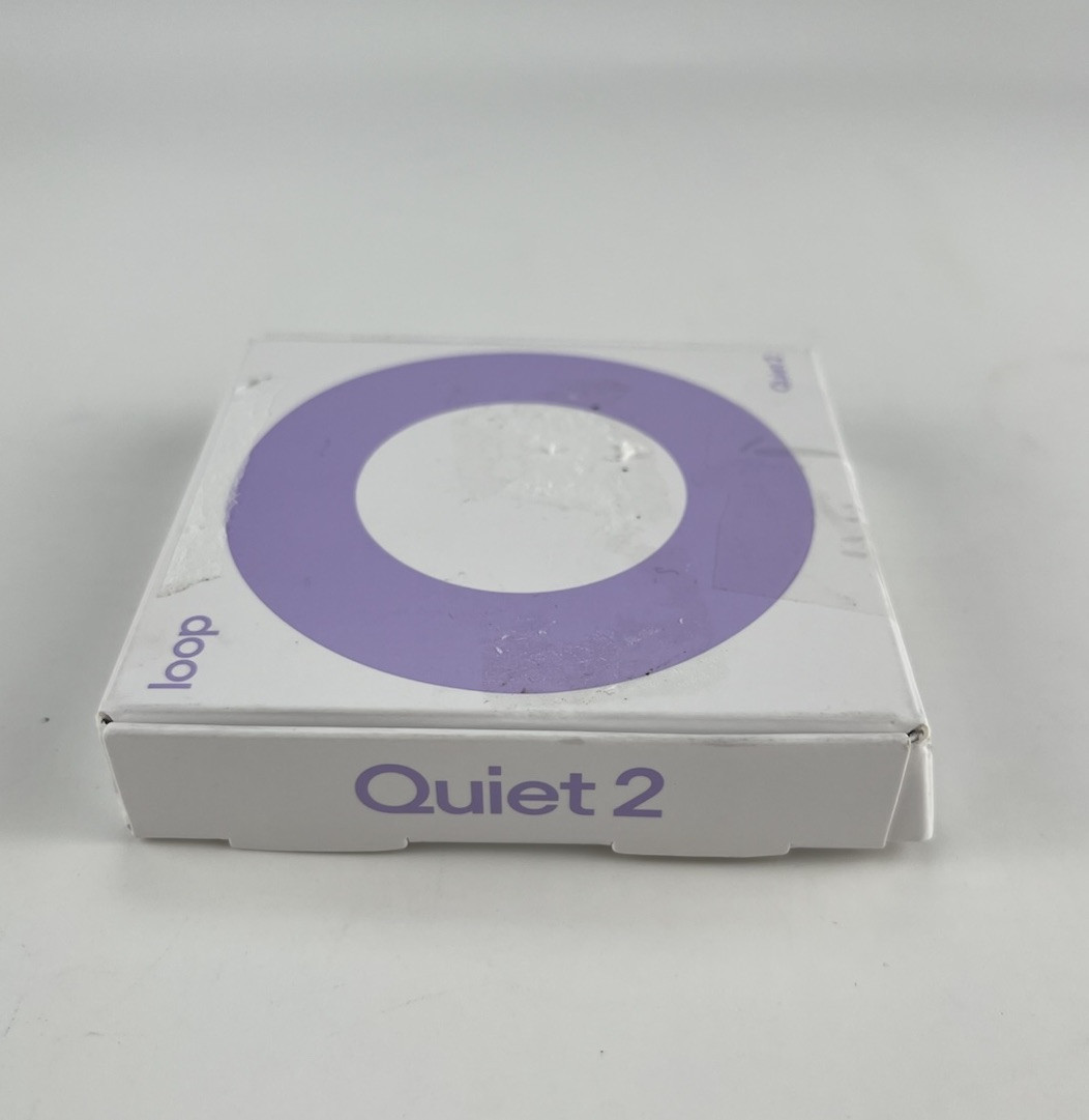 Loop Quiet 2 Ear Plugs Violet Noise-Reducing Earplugs NRR 14dB SNR 24dB