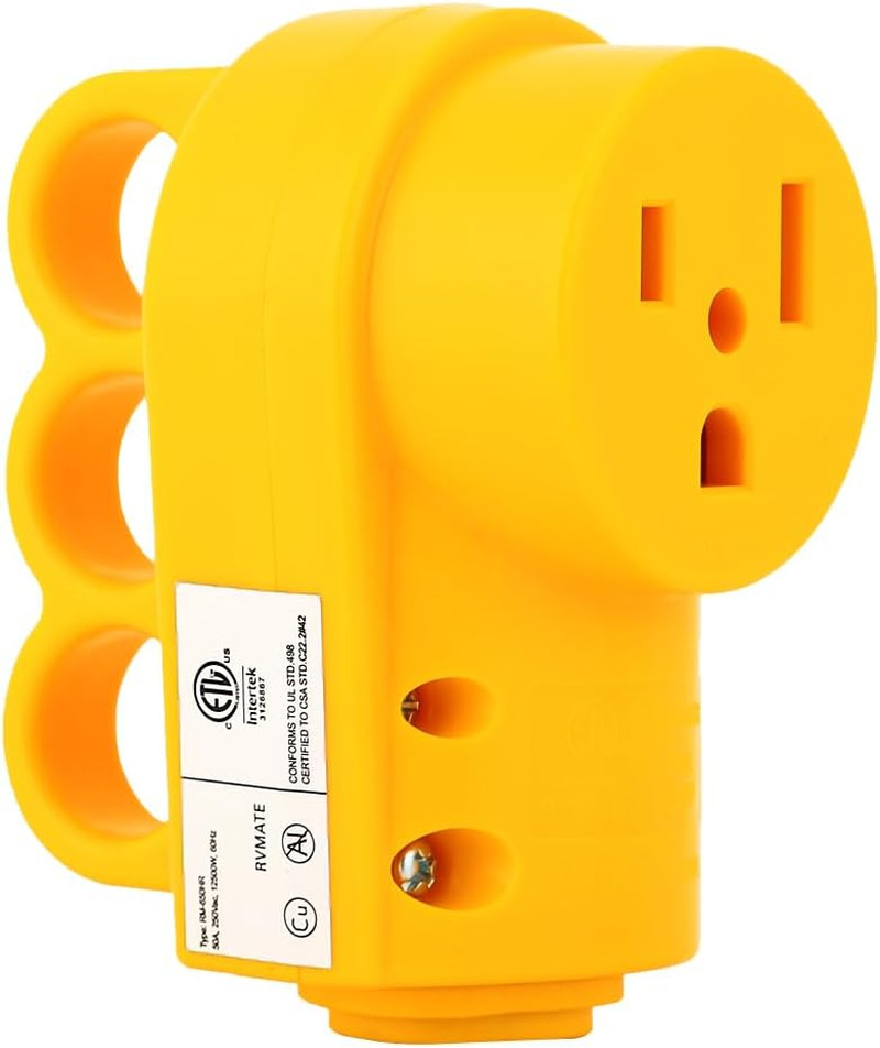 Welder Plug ETL Listed Nylon Brass 250 Volts 2 in 1 Nema 6 50R 50Amp NEW