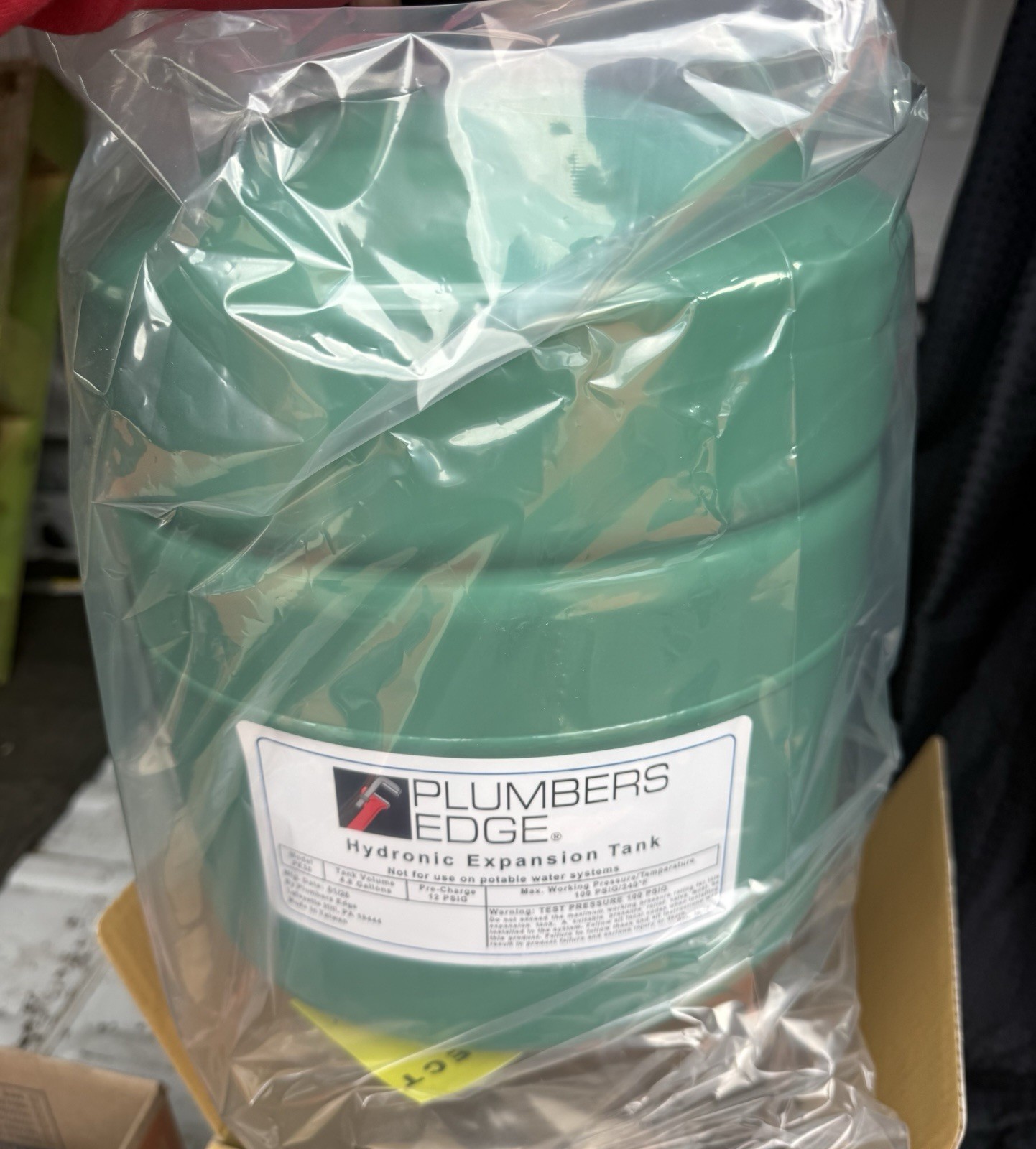 Plumbers Edge PE30 Boiler Expansion Tank 4.4 gal Green, fits EX-30 XT-30