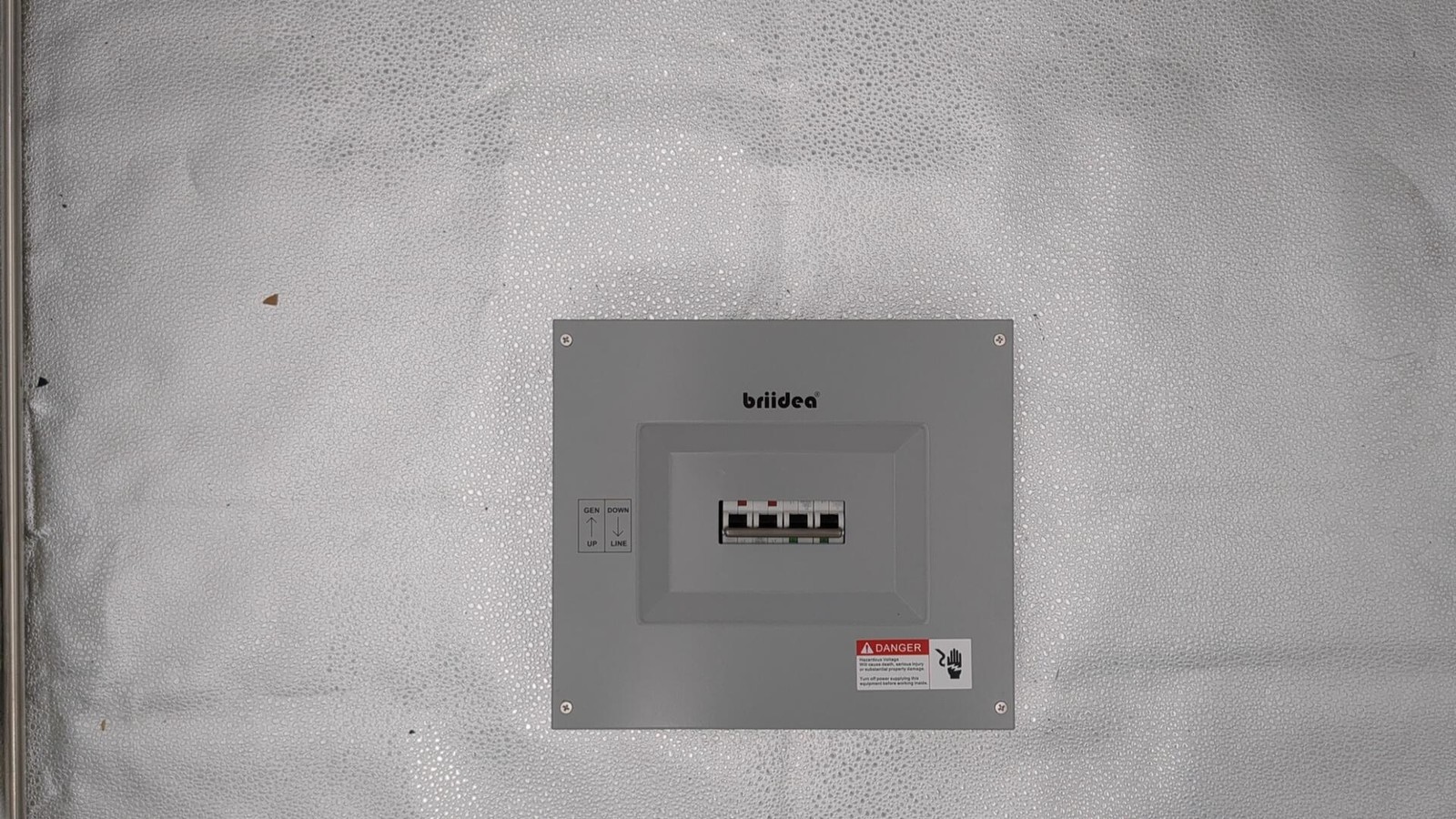 Transfer Panel (60A/60A), Briidea Transfer Switch for Portable Generators 15,000