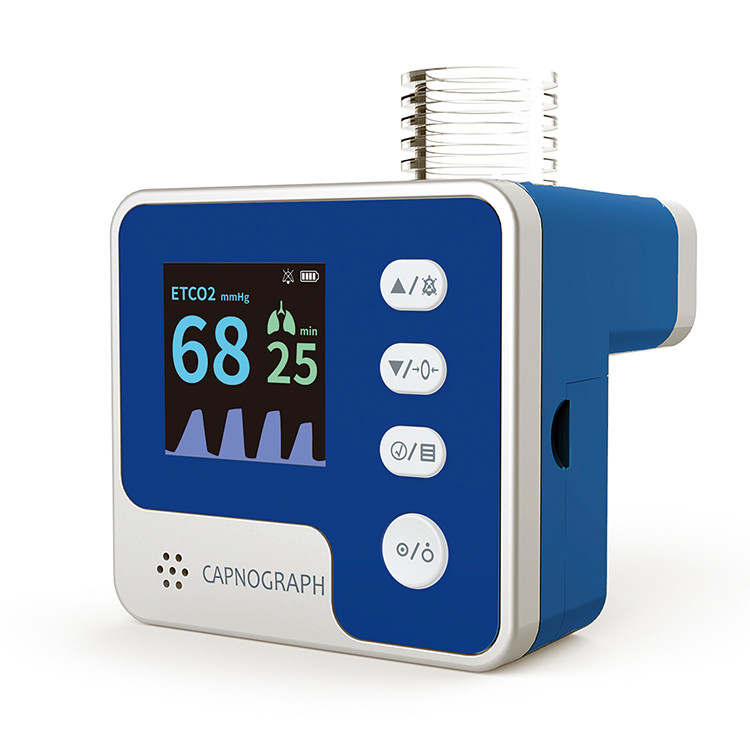 Patient Monitor Capnograph mainstream EtCO2, Respiration CO2 Audio Visual Alarm