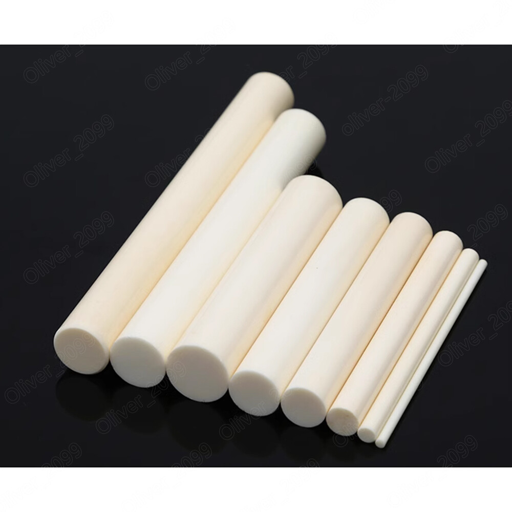 1PCS 99% Alumina Ceramic Rod Plunger Rod Insulation High-temperature Resistance