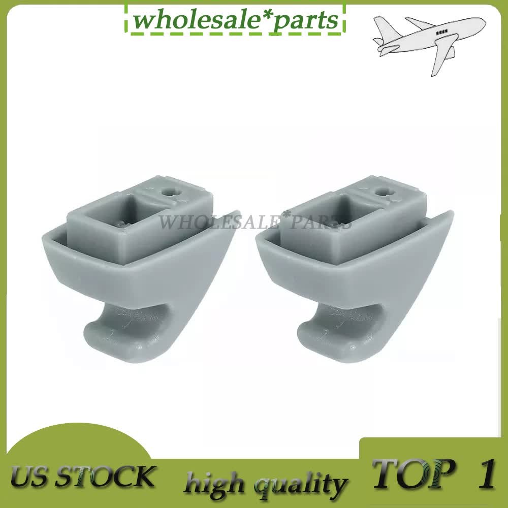 1Pair Fits For 2007-2014 Chevrolet Tahoe Gray Sunvisor Shade Support Clip US