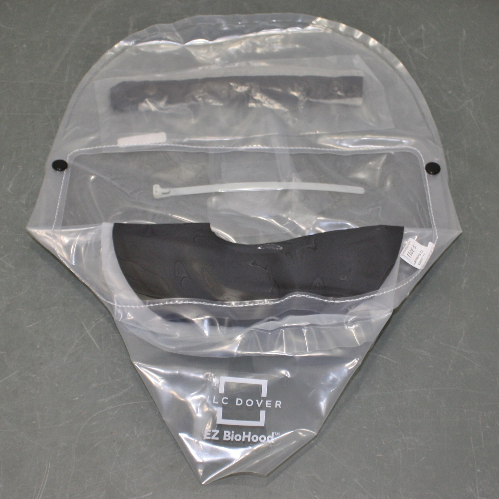 (3) ILC Dover Sentinel XL Respirator Hoods EZ-03, BioHood, Head Harness, PAPR