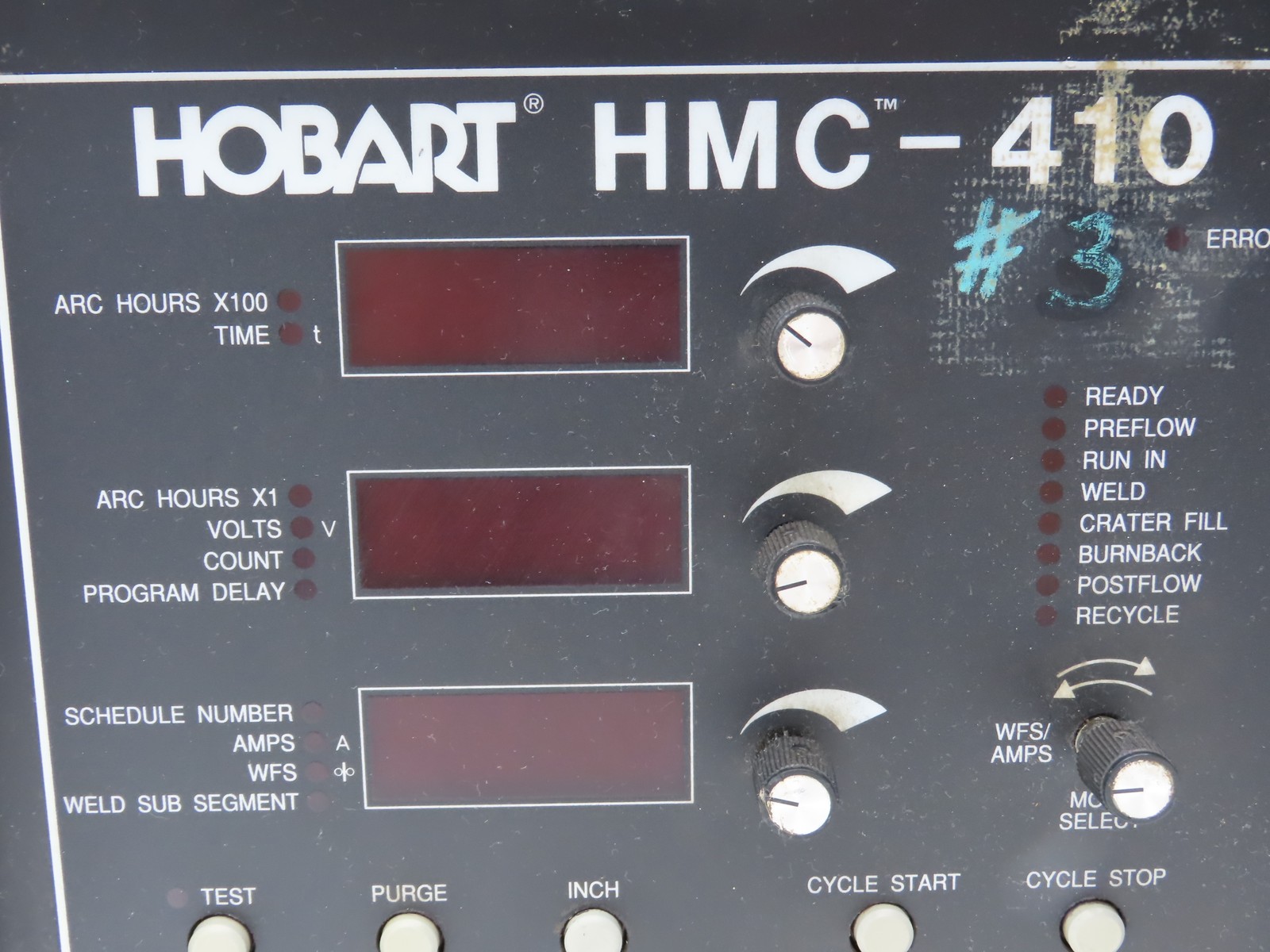 Hobart HMC-410 Welder Controller Auto/Semi Auto Spec 500019 115 VAC 4A 60Hz