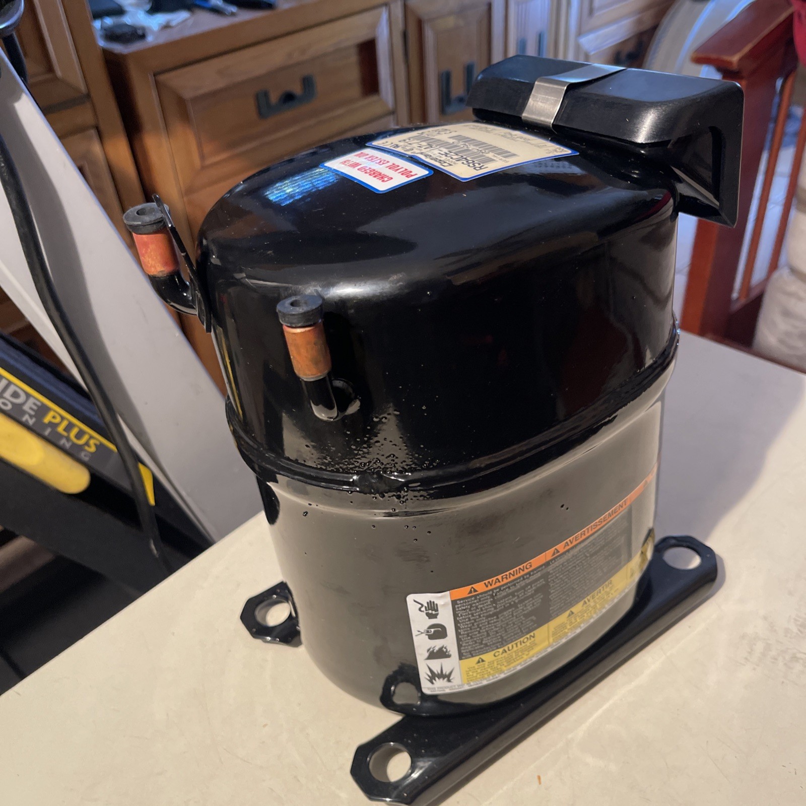 Copeland Compressor Kit. New. Model RS64C2E Serial 05417941D.