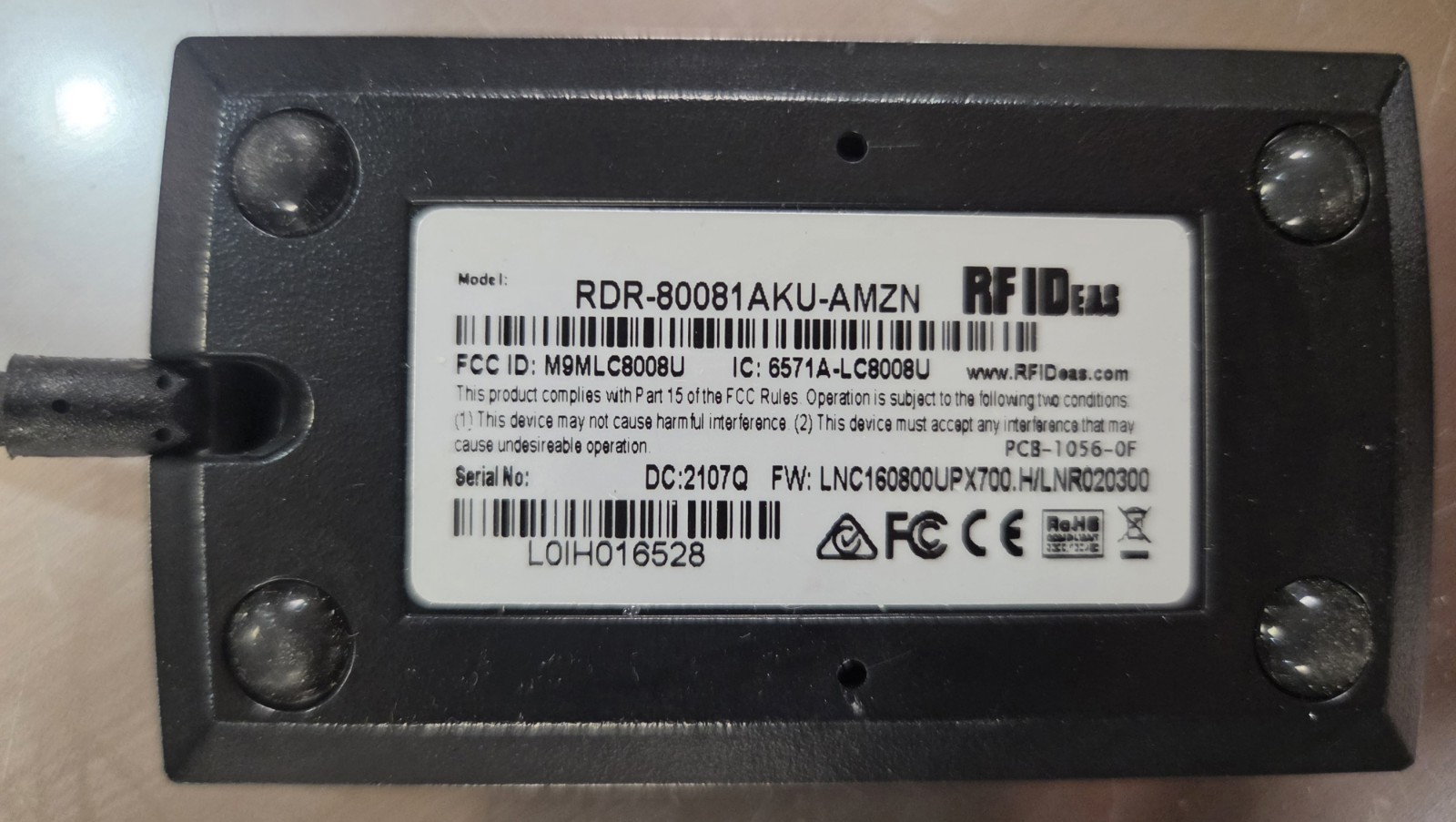 RF IDeas RDR-80081AKU-AMZN Wave ID Virtual COM Reader Free Shipping