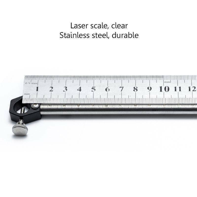 DIY Dual-purpose Linear Arc Scriber Parallel Wood Line Drawing Woodworking Tool