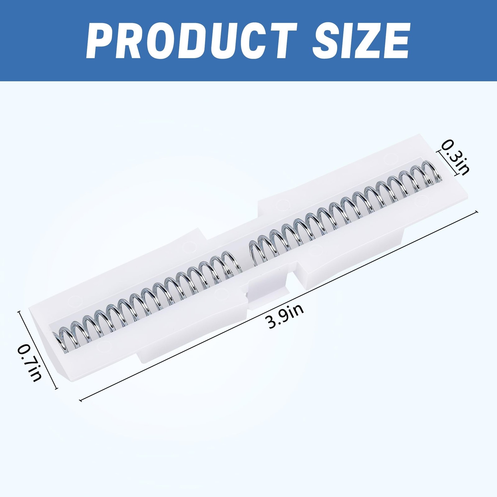 6 Pcs Bi-Fold Door Slide Guide,ABS Bifold Door Spring Slide Rail,White Bifold…