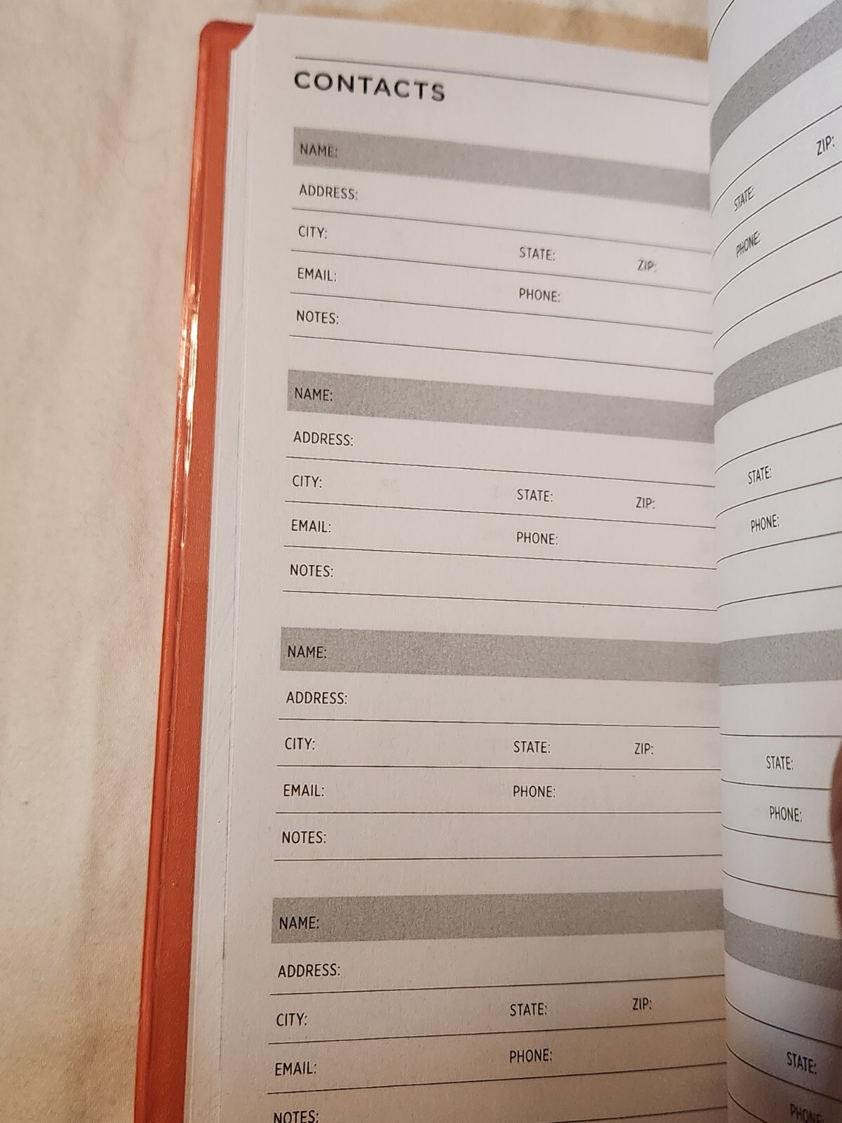 NEW 2025 Pocket Calendar – 2025 Pocket Planner from 01/25 to 01/26 – Peach