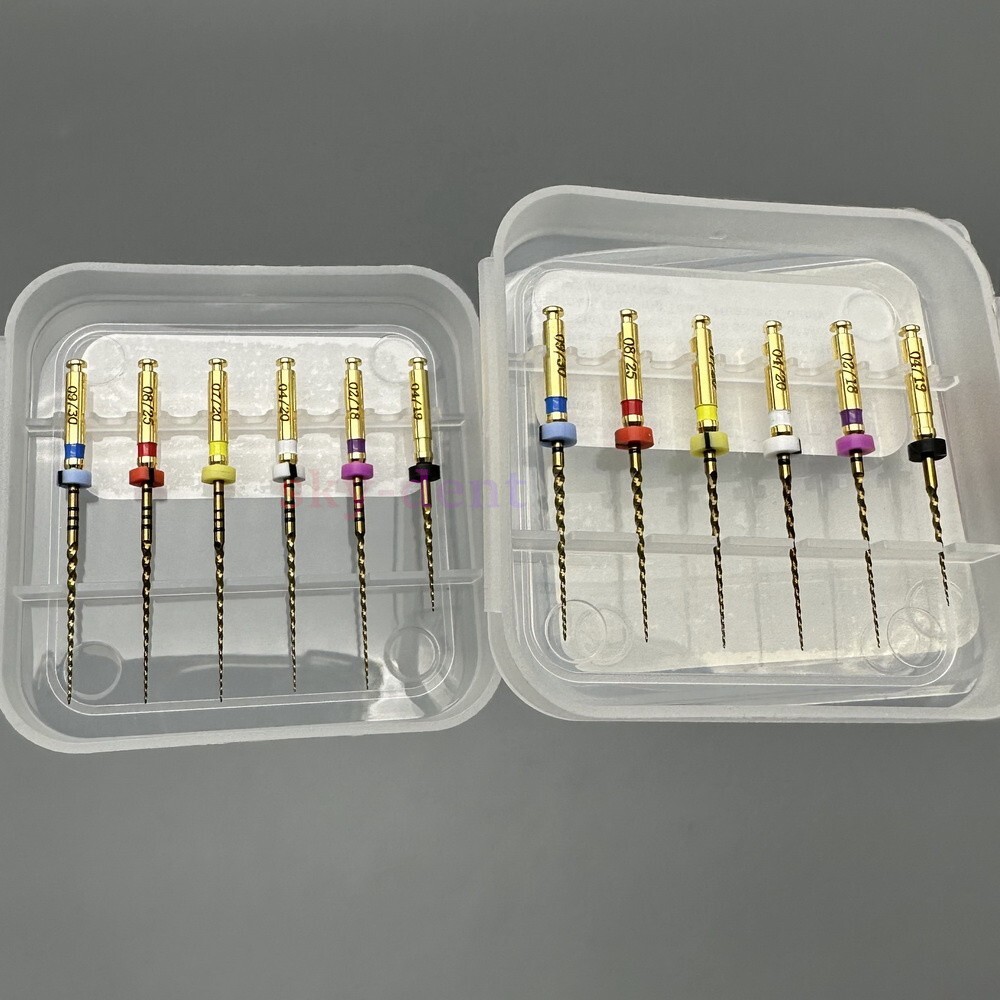 6pcs/Box Dental Endo Rotary Files SX-F3 NITI Root Canal Safe Files 21/25/28/31mm