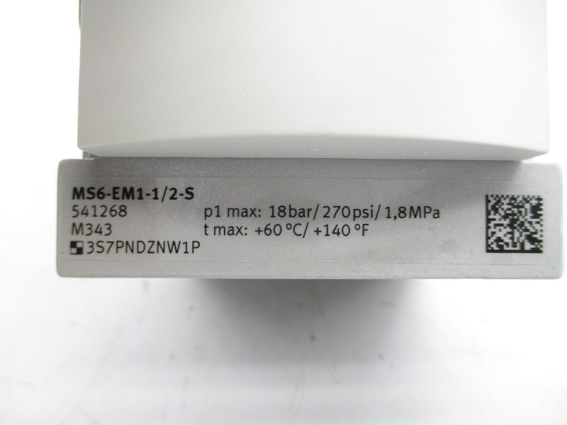 FESTO MS6-EM1-1/2-S 541268 270PSI 60’C/140’F NSMP
