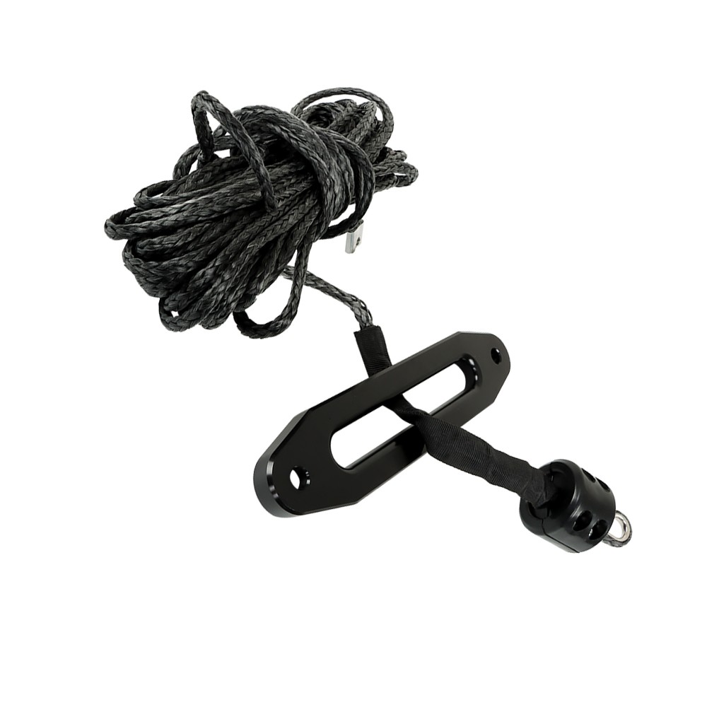 1/4″x 50′ Synthetic Winch Rope Line Recovery Cable 8500LBS For ATV UTV W/ Sheath