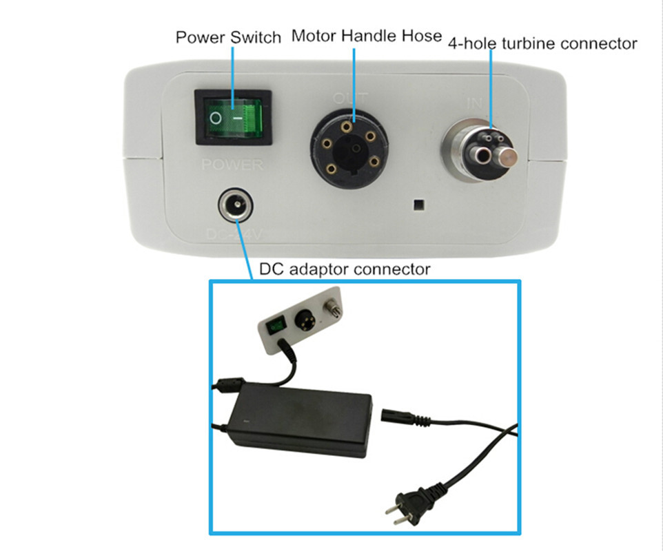 CICADA NSK E-TYPE Electric Dental Motor + 1:5 High Speed Handpiece Contra Angle