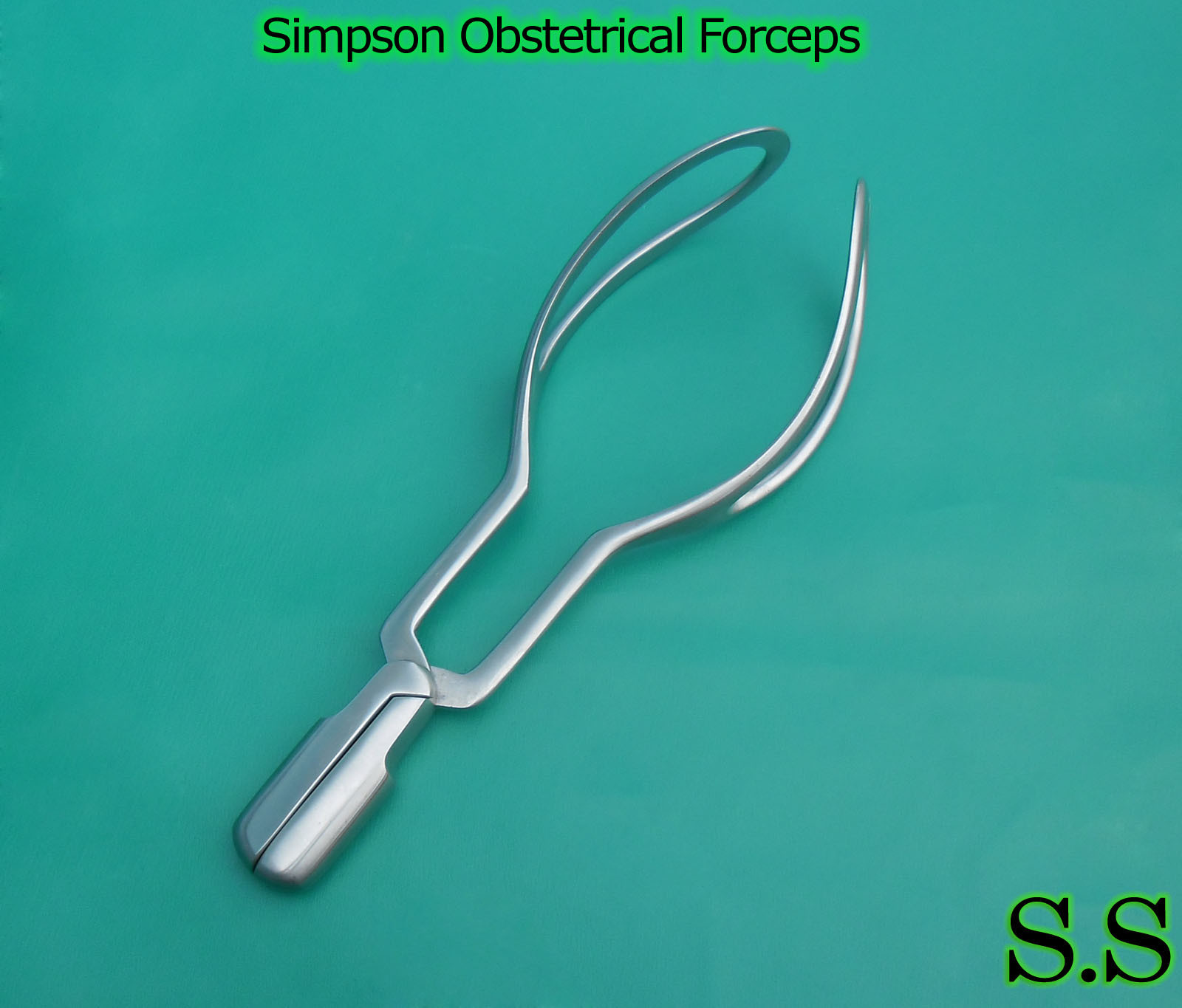Simpson Obstetrical Forceps Surgical,OB/GYNE, Instru14″