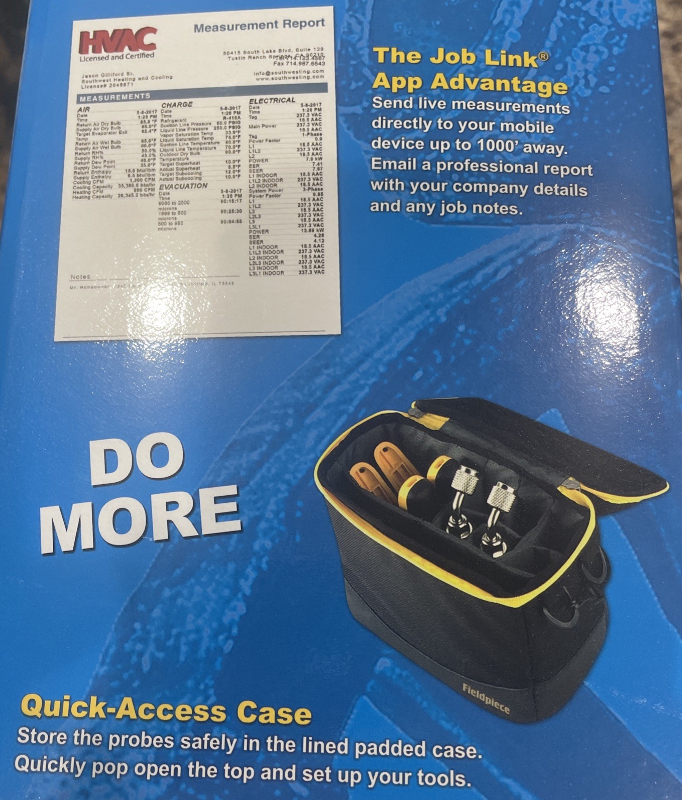 Fieldpiece Job Link Probes Wireless Charge Test Kit – JL3KR4