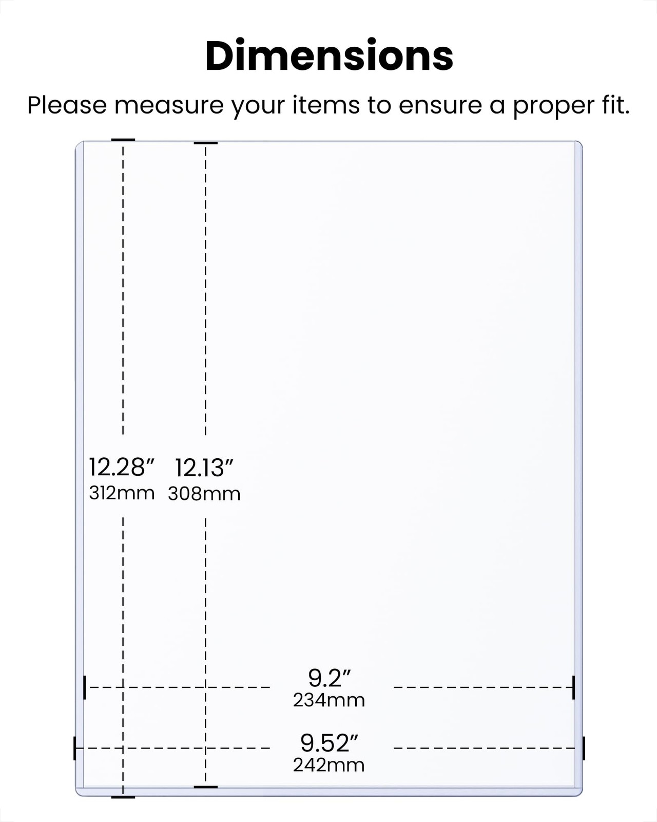 9×12 Toploader – Clear Semi-Rigid PVC Sheet Protectors, Hard Plastic Sleeves …
