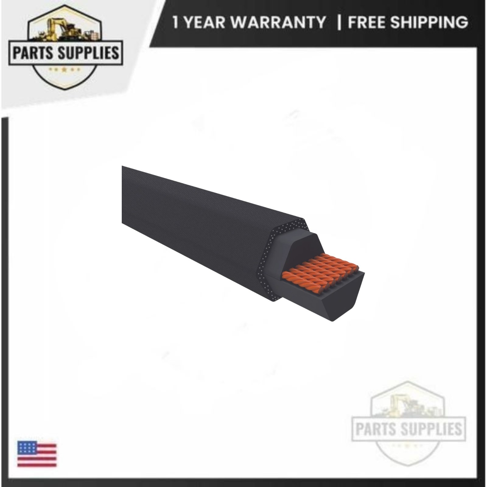 CC136 400875 Drive V Belt fits New Idea 402 Round Side Delivery Hay Rake