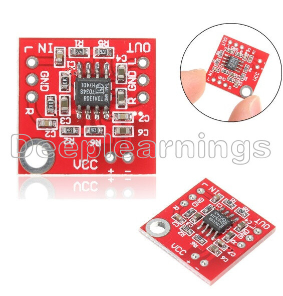 DC 3-6V TDA1308 Stereo Headphone Amplifier Board Module Preamplifier For Arduino