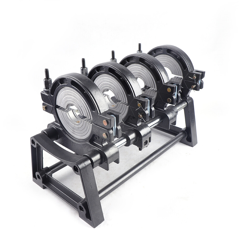 Manual Piping Pipe Fusion Welder 4 Clamps HDPE PP PE Butt Fusion Welding Machine