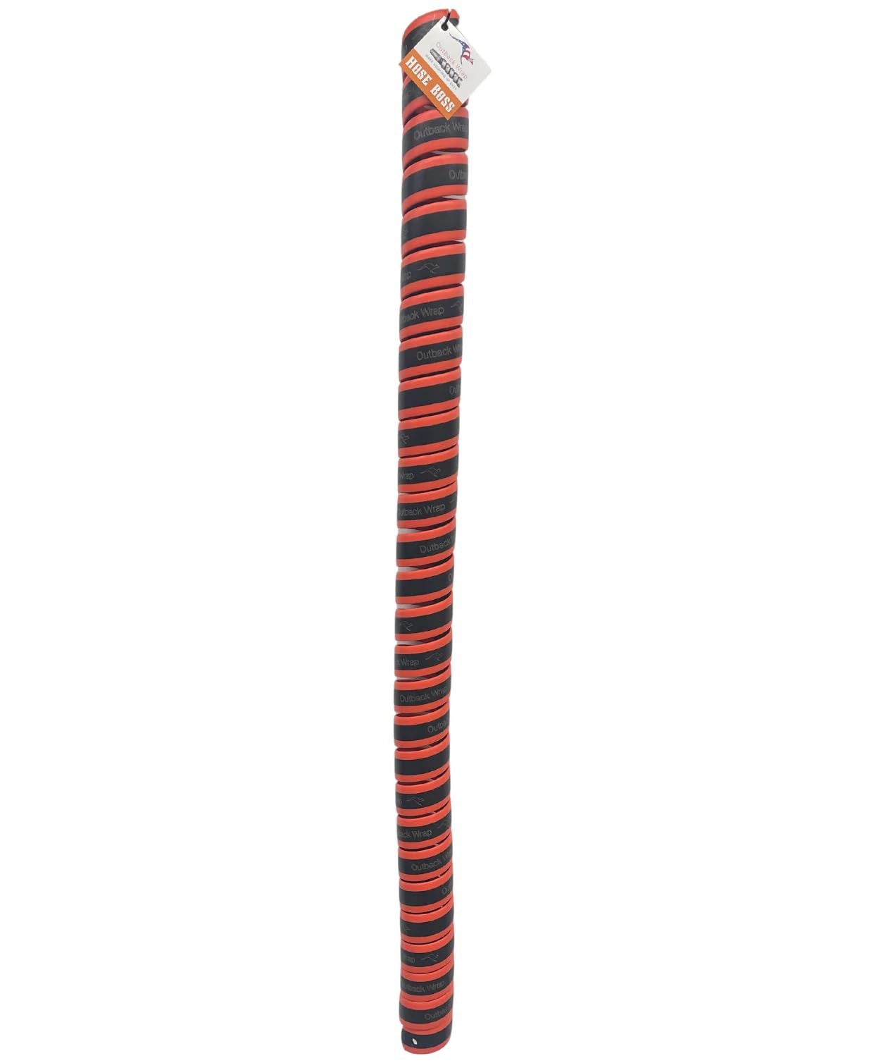 Outback Wrap Hose Boss | Hose Protector & Tagging Wrap 75mm x 4ft Orange